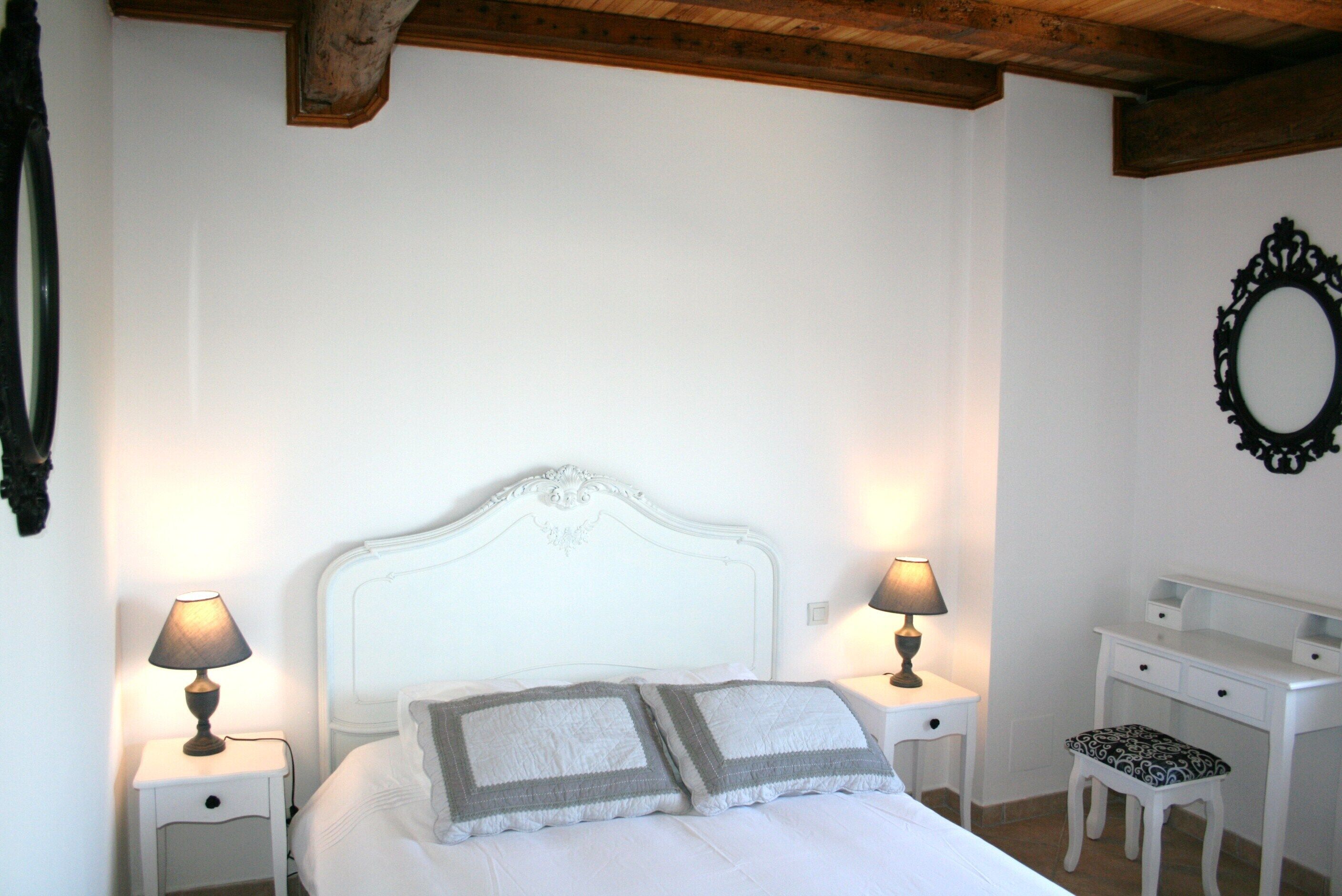 Stone HOUSE, outbuildings of the Château de MALVES, near Cité de CARCASSONNE.