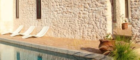 Udendørs pool, opvarmet pool