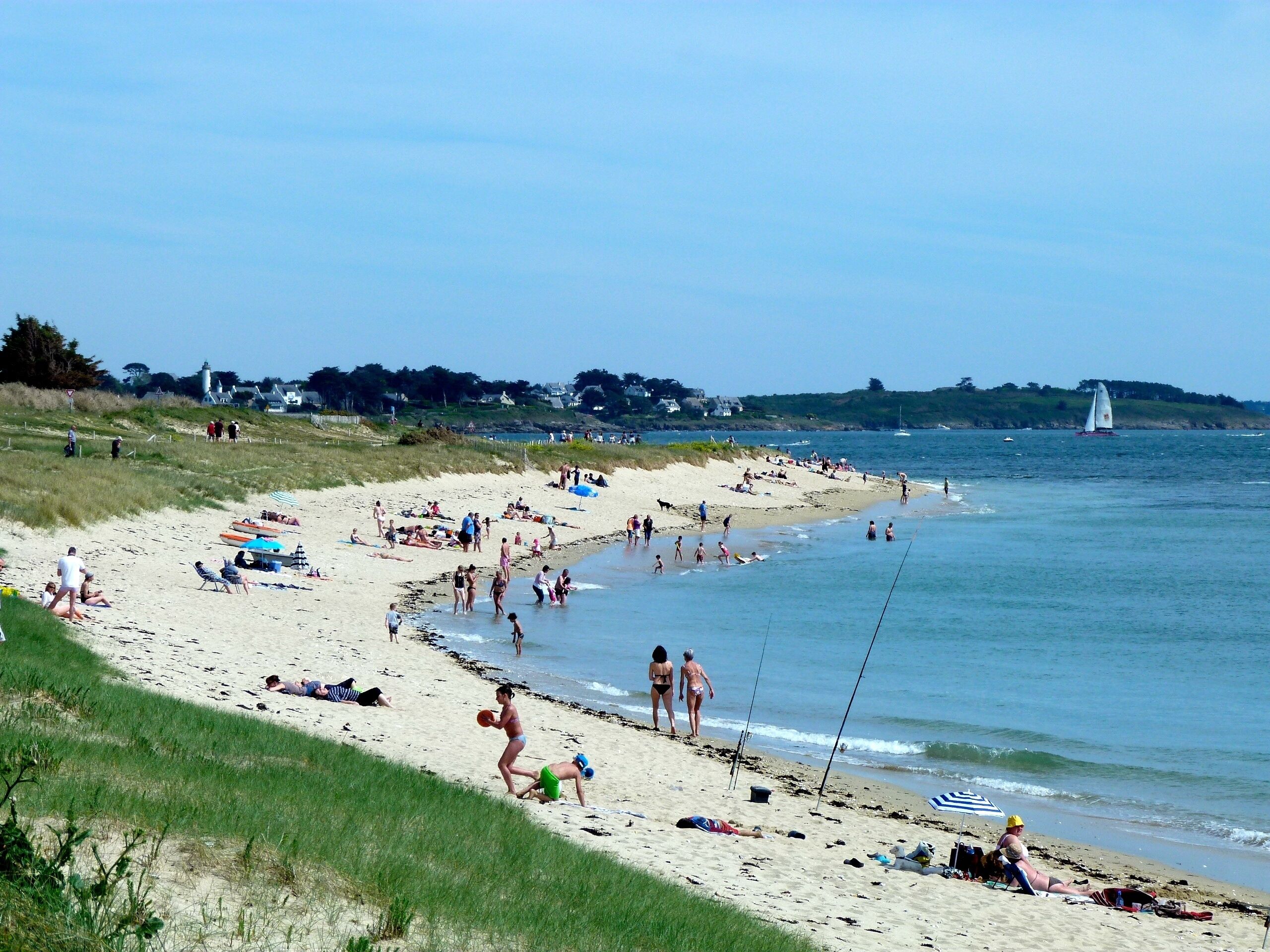 plage côté océan à 10 minutes à pied
