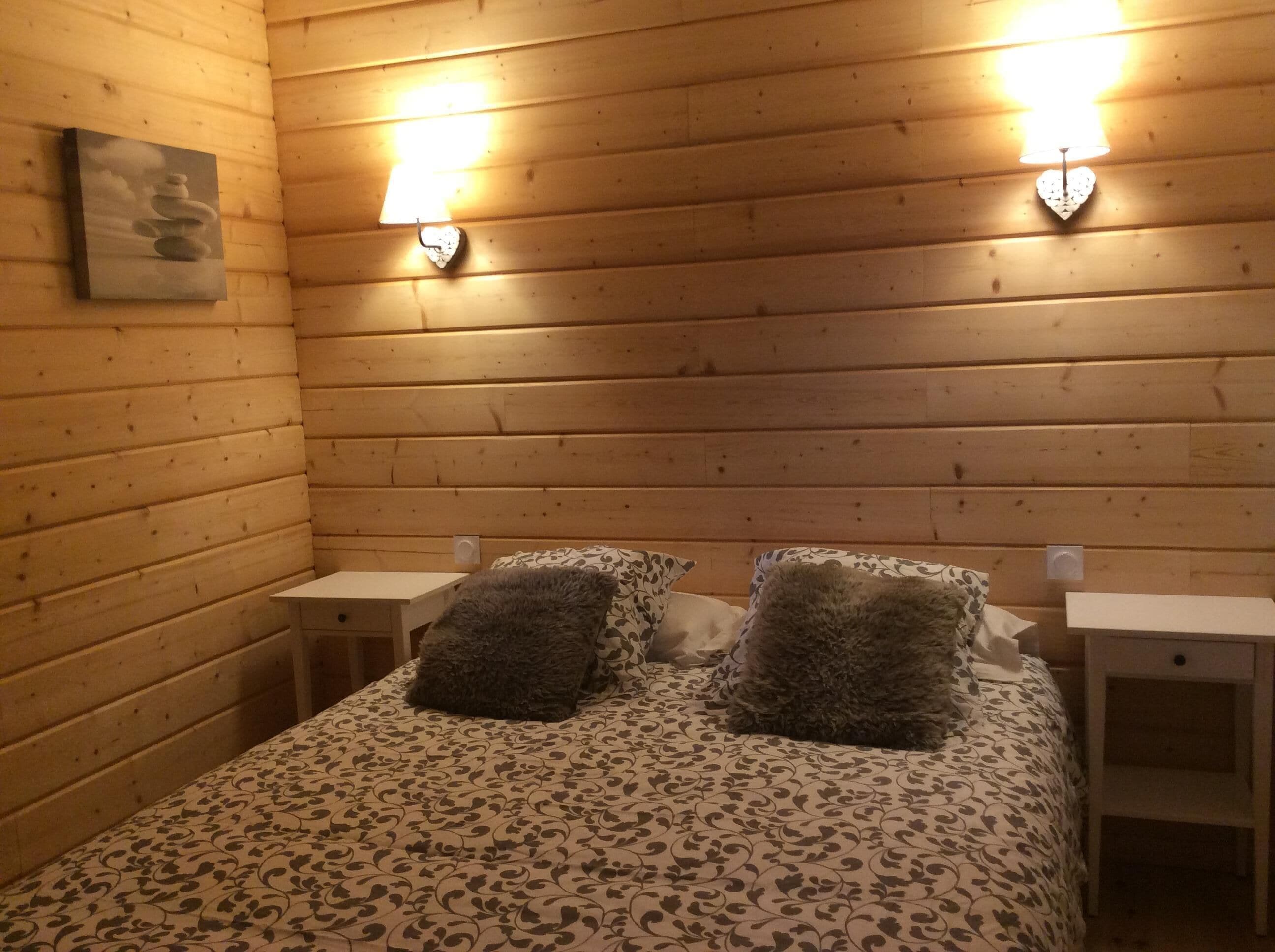 Charming T3- 6 beds in lower chalet with magnificent views