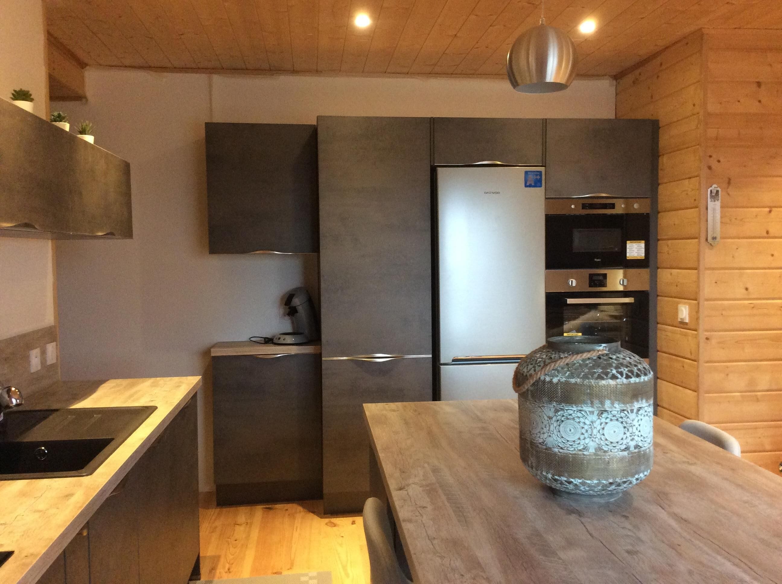 Charming T3- 6 beds in lower chalet with magnificent views