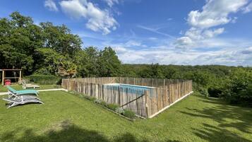 Piscine extérieure, piscine chauffée