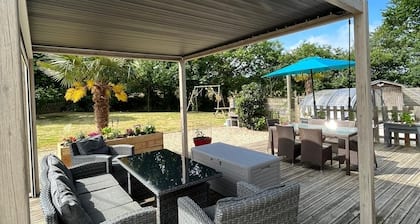 Casa tranquila con piscina privada vista única en el verdelet