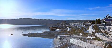 Accommodatie ligt op het strand