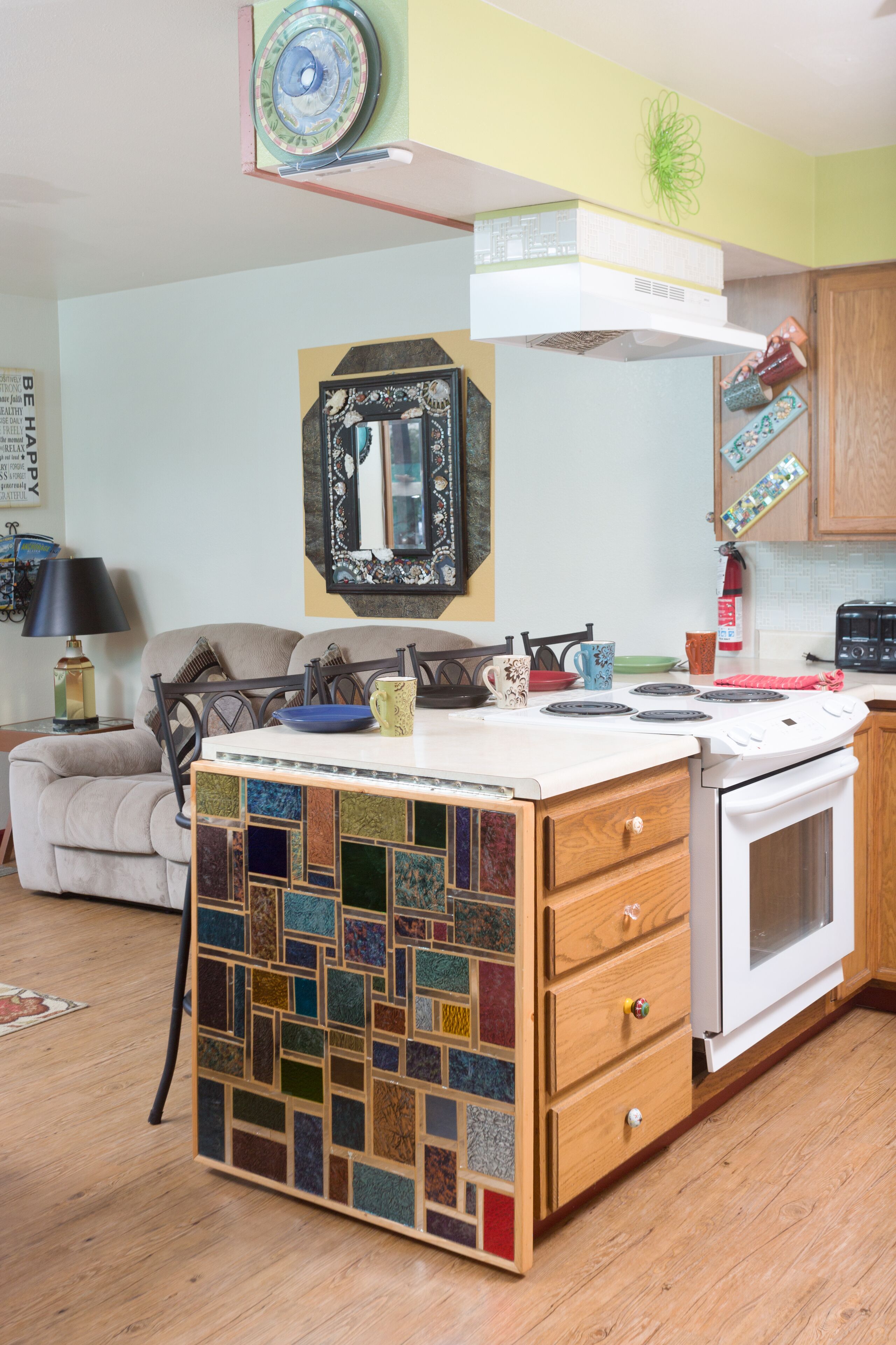 Across the street from Resurrection Bay, all view.