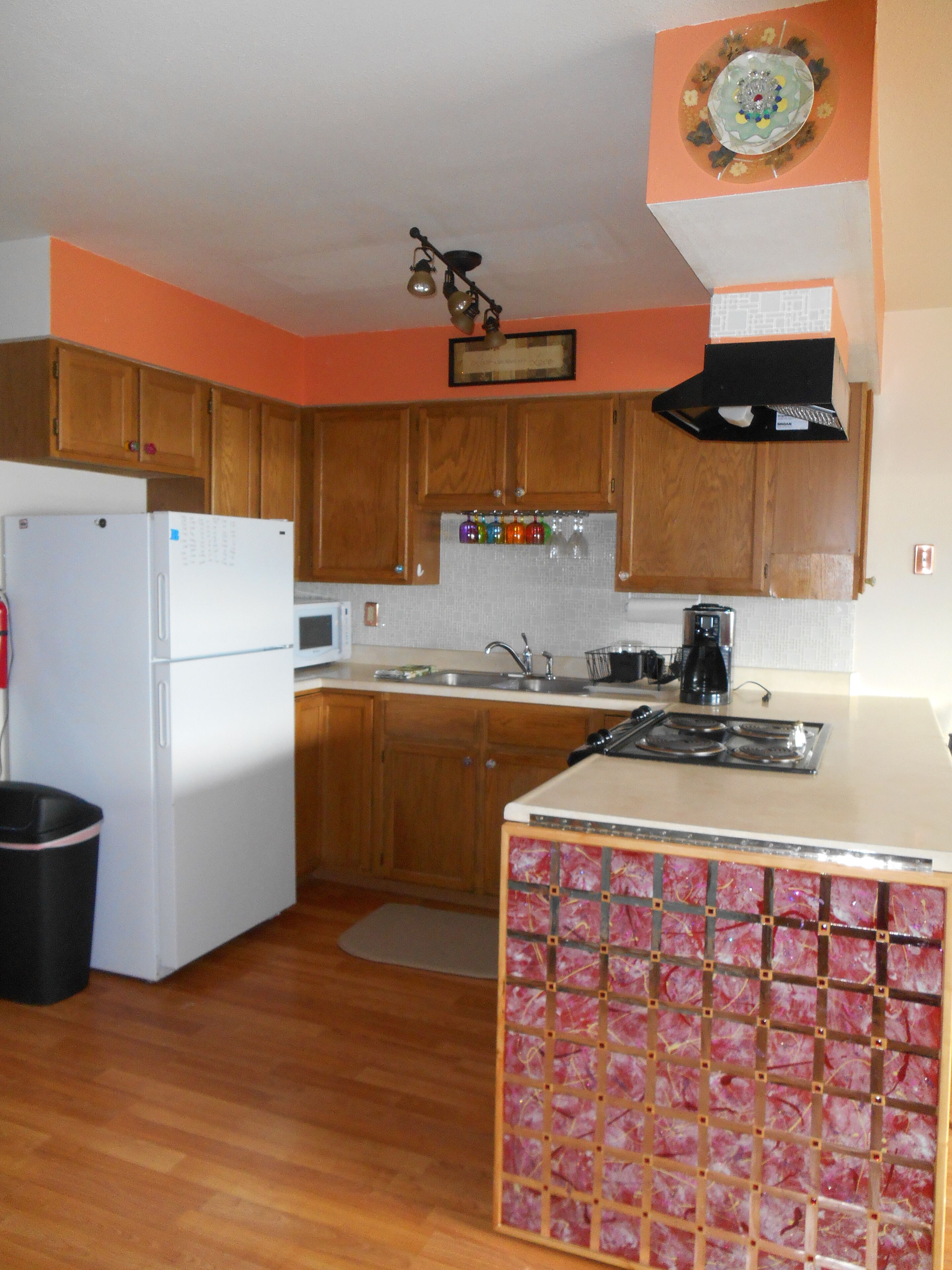 Across the street from Resurrection Bay, all view.