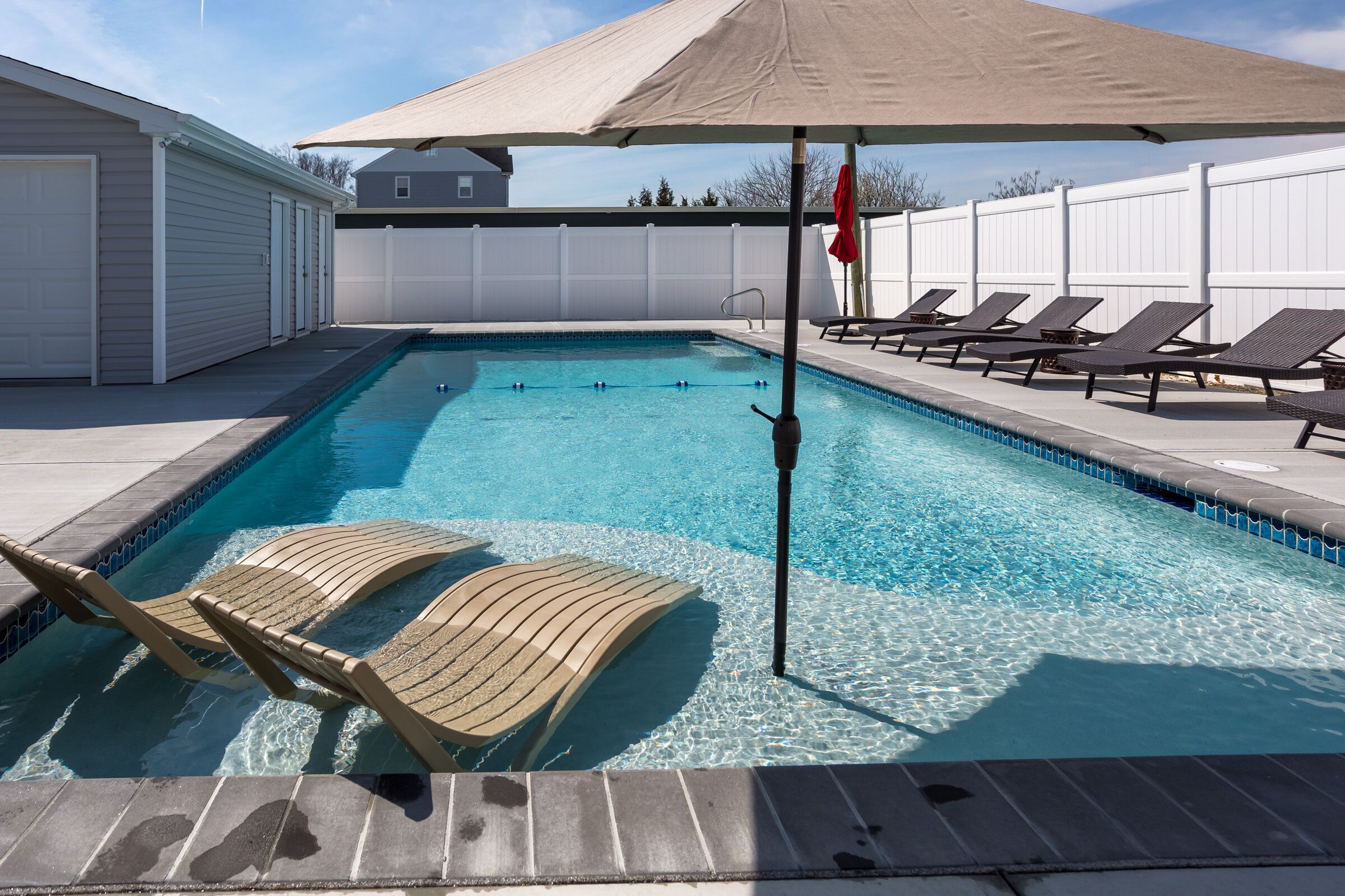 Uppvärmd pool