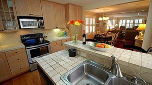 Coffee/tea maker, fridge, microwave, oven - Patti's 1625 Bungalow | East Beach St. Simons Island Cottage with Pool (Saint Simons Island)