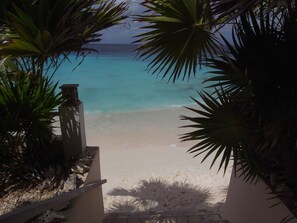 Private beach