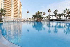 Indoor pool, a heated pool