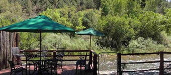 Sur la rivière Pecos à Pecos Nouveau-Mexique