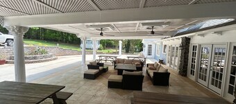 7 Bed Lakefront Villa with a Pool and Pontoon boat available for rent!
