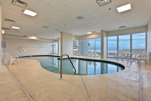 Indoor pool, a heated pool