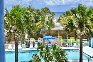 Pool - Stunning views beach access pool courts onsite mgmt near dining snowbird rates. (Pensacola)