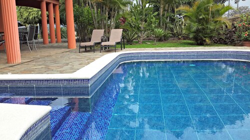 Spectacular views in very private and exquisitely landscaped setting