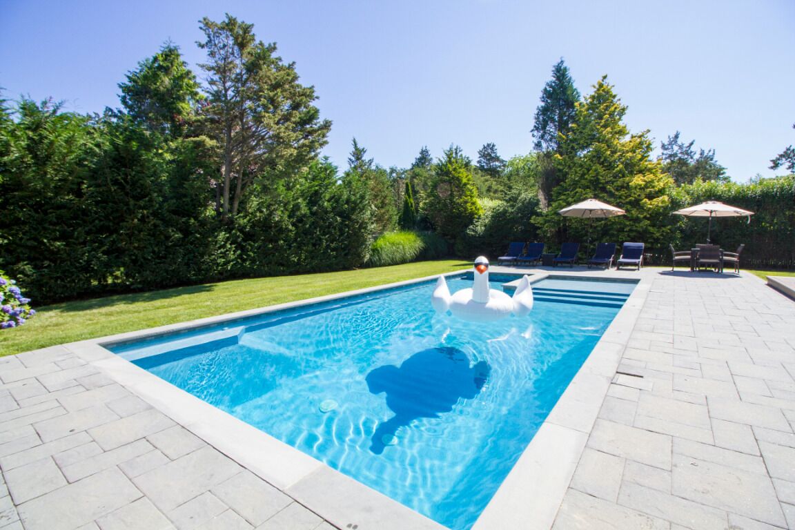 Experience a Quiet Hamptons Poolside Summer