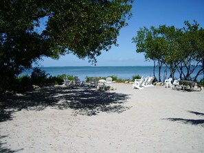 On the beach