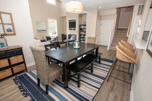 Smart TV, DVD player, foosball, table tennis