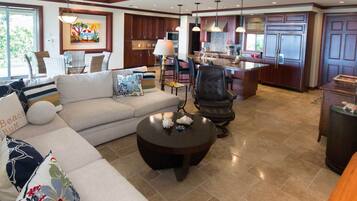 Smart TV, books, music library, video library
