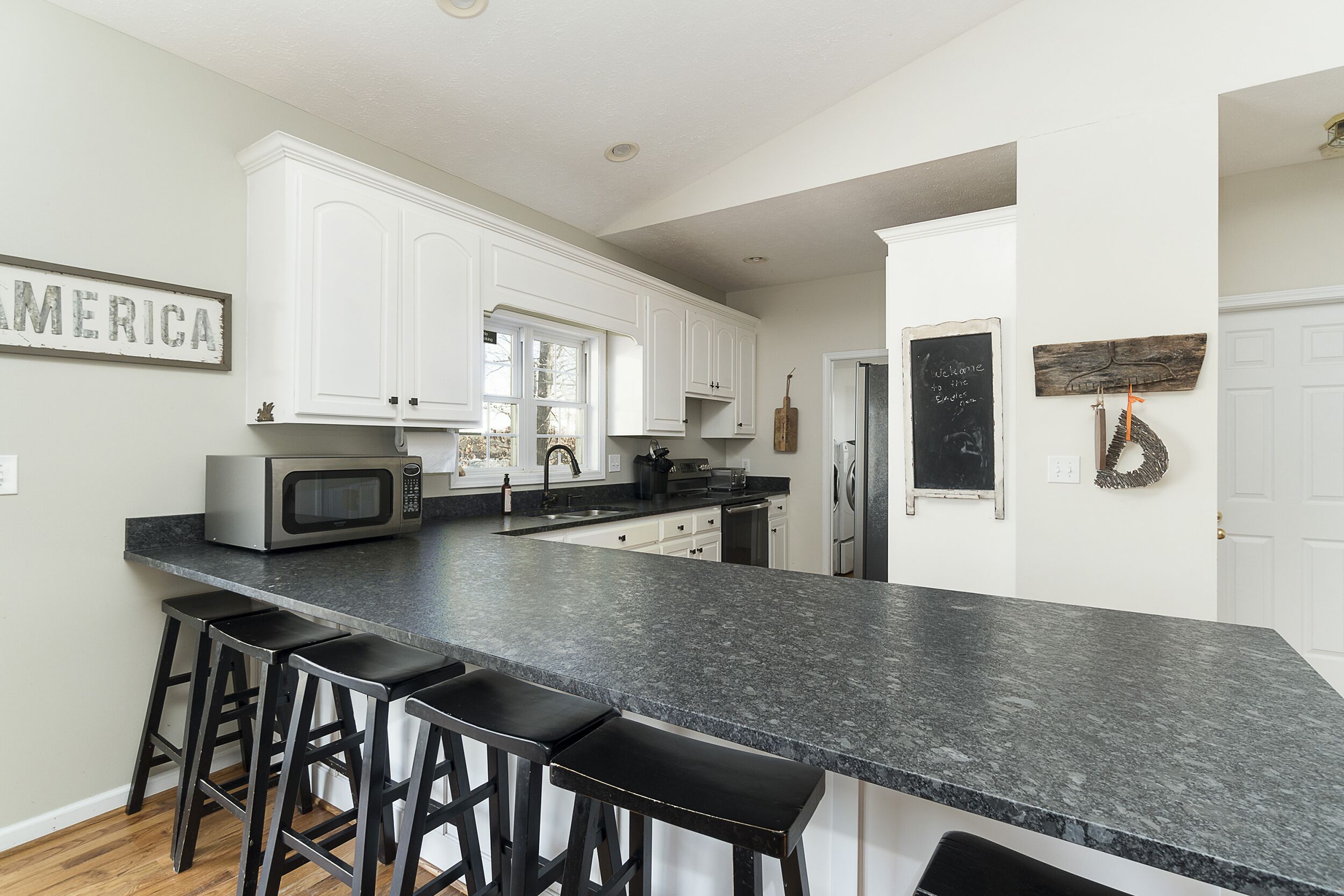 Dujardins waterfront lake Keowee home, with double dock on a deep, wide cove...