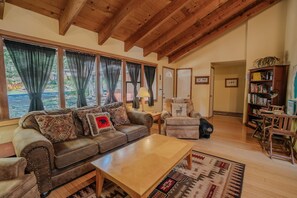 TV, fireplace, printers