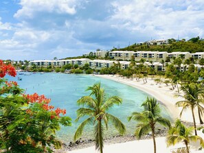 On the beach - Breathtaking! Very Modern, TOTALLY Renovated, AWESOME Location Beachfront! (St. Thomas)