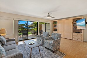 Smart TV, lettore DVD, libri, videoteca