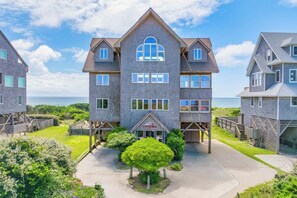 Exterior - Premier Oceanfront w/ Pool, Hot Tub, Game Room, Theater, Tiki Bar. Surf's Up! (Frisco)