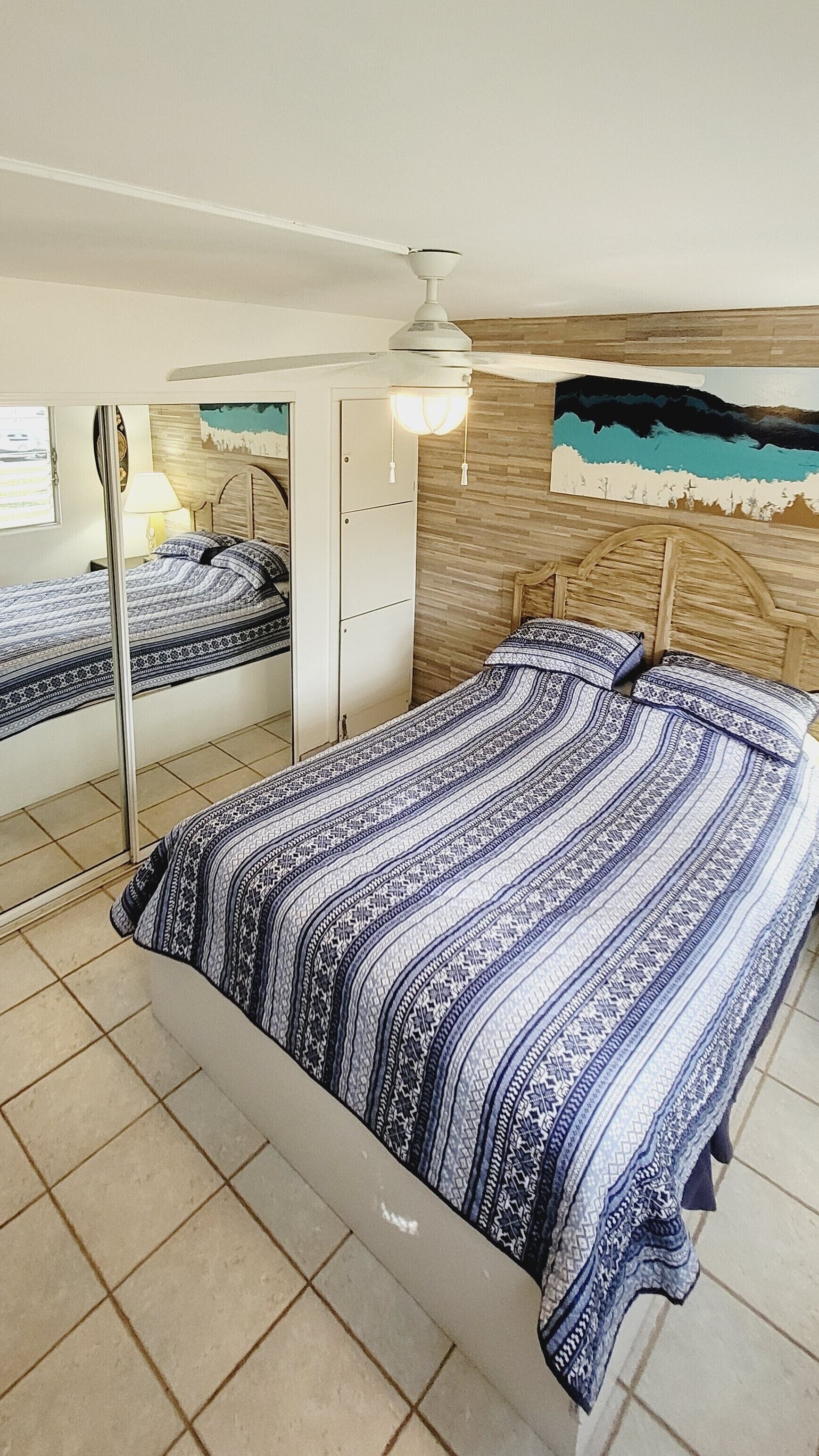 1 bedroom, iron/ironing board, travel crib, free WiFi