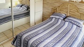1 bedroom, iron/ironing board, travel crib, free WiFi