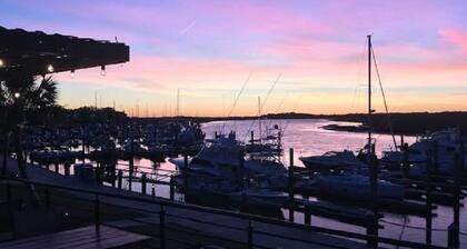 Beautiful Waterfront Villa on Deep Water At Bohicket Marina, Seabrook Island, SC