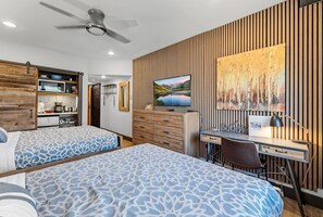 1 chambre, bureau, fer et planche à repasser, Wi-Fi gratuit