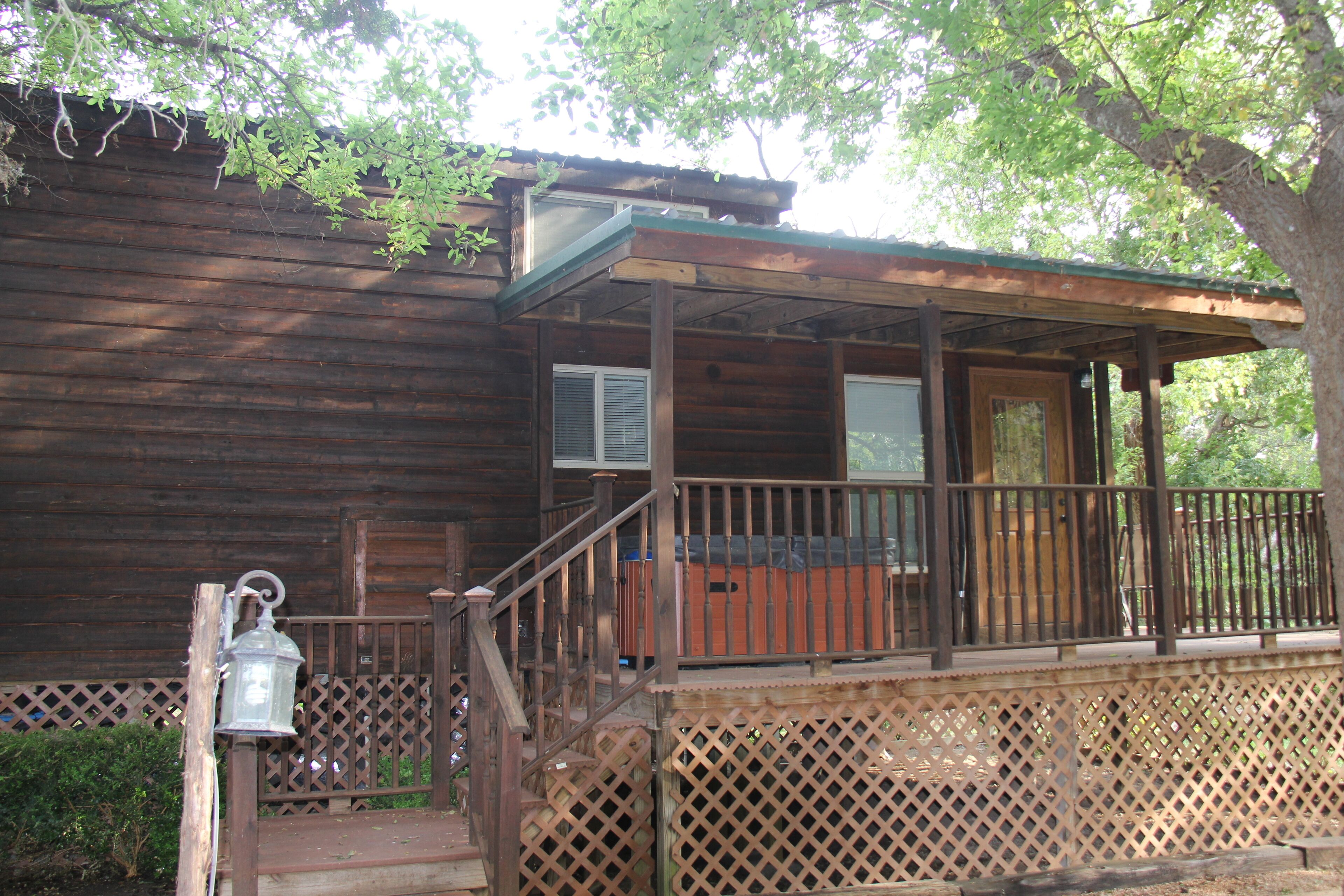 The Peach Cabin at Mendelbaum Winery Guest Cabins, Fredericksburg, TX