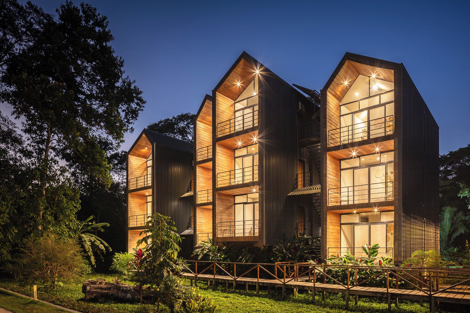 Voorkant van accommodatie