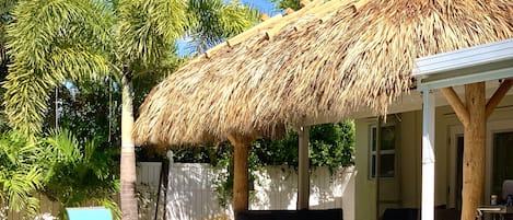 Piscina all'aperto, una piscina riscaldata