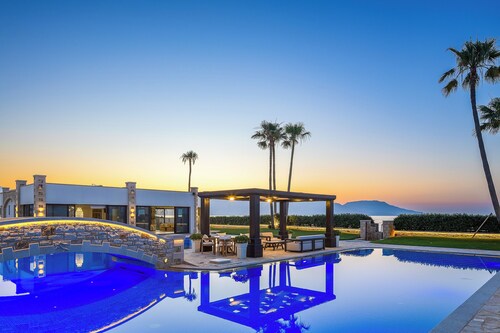 Private Beachfront Estate located on the beach of Paralia Kournas