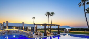 Private Beachfront Estate located on the beach of Paralia Kournas