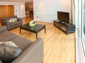 Télévision, lecteur de DVD, espaces bureaux