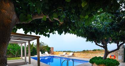 Seafront Private Villa, 350m Away From Organised Sandy Beach