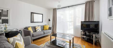 TV, DVD player, offices