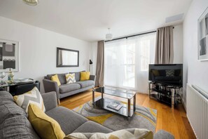 TV, DVD player, offices