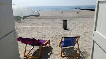 Beach nearby, sun-loungers