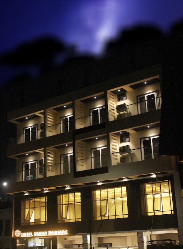Front of property - evening/night