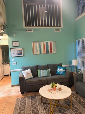 Smart TV, DVD player, books