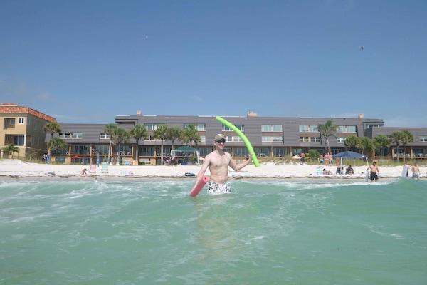 View from water of Condo building