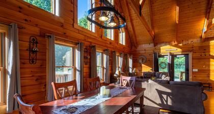 The Lodge with hot tub and 40-acre trails