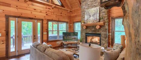 Smart-TV, Kamin, DVD-Player, Tischfußball