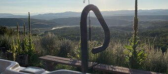 Self-care with spa amenities away from the crowds immersed in wilderness.