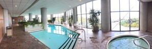 Indoor pool, a heated pool