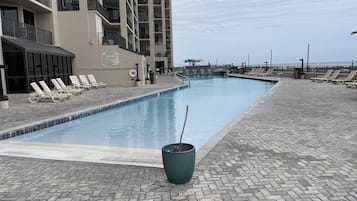 Indoor pool, outdoor pool